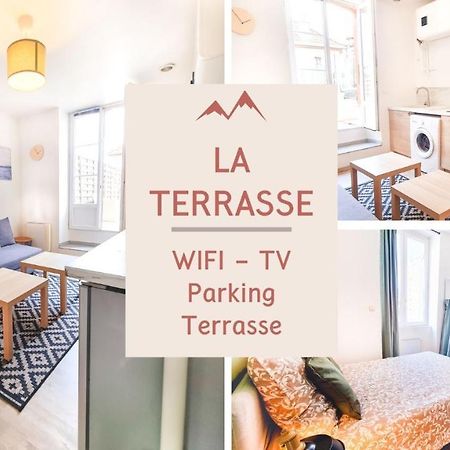 Appartement cosy + terrasse Grenoble Exterior foto