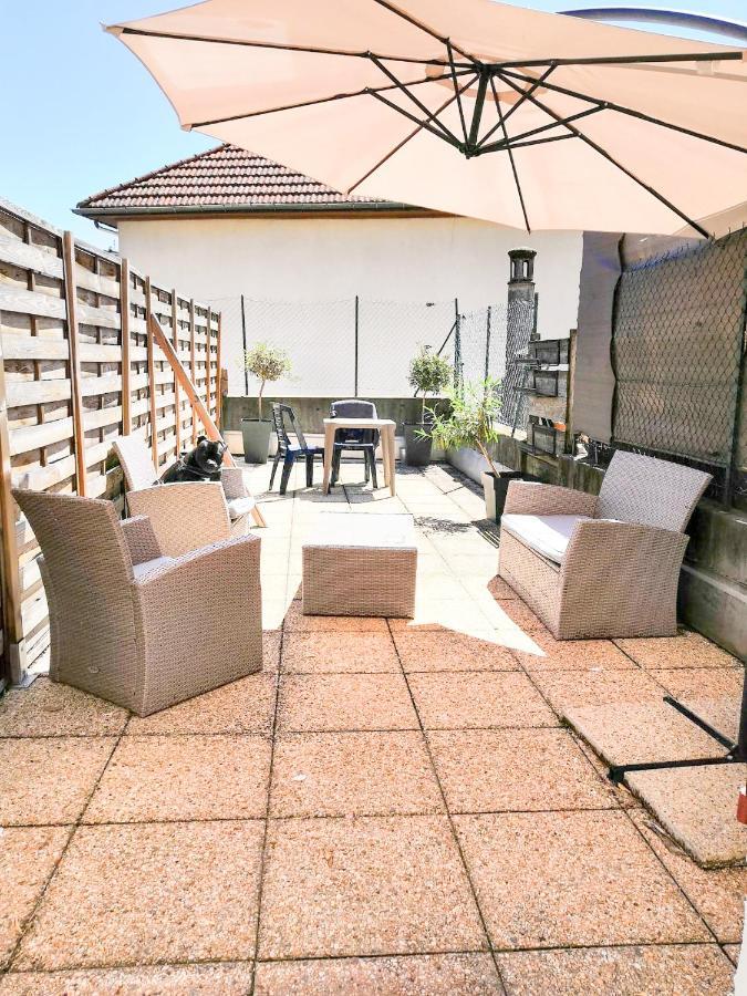 Appartement cosy + terrasse Grenoble Exterior foto